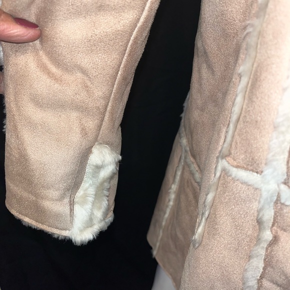 Big Chill Women's Tan and Cream Coat M - Picture 8 of 15